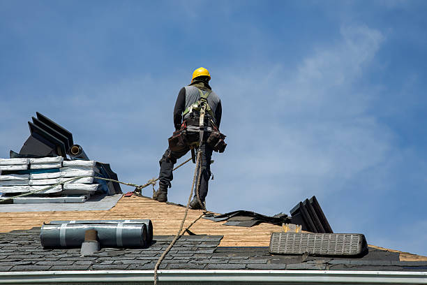 Professional Metal Roofing technician working in Mansfield, MA